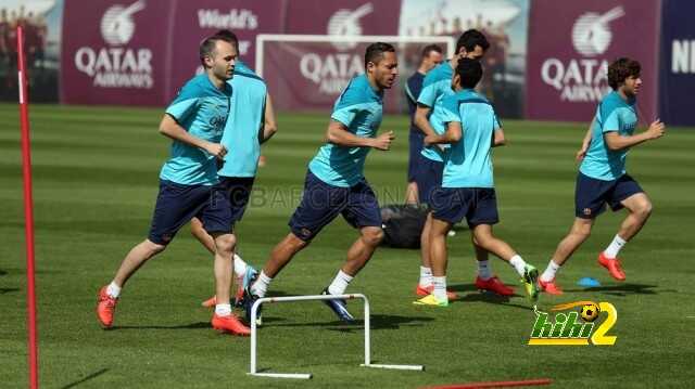 صور: تدريبات برشلونة اليوم بطعم الحزن على الراحل فيلانوفا !
