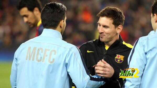 صورة :ميسي يتفوق على اجويرو قبل مواجهة برشلونة ومانشستر سيتي في دوري الأبطال
