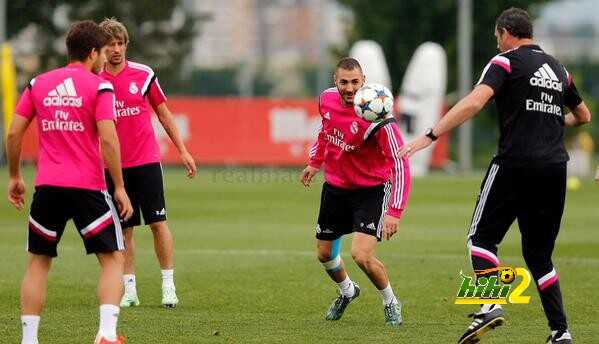 صور : ريال مدريد يستعد لليوفينتوس في حضور بنزيما