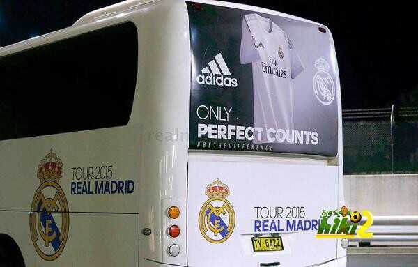 صور : حافلة ريال مدريد في الجولة التحضيرية للموسم الجديد