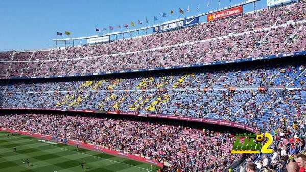صورة : مشجعو برشلونة يحتفلون بالهالوين قبل مواجهة خيتافي