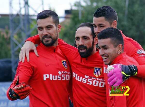 صور : التفاؤل يسود أخر استعدادات اتليتكو مدريد لمواجهة ليفانتي