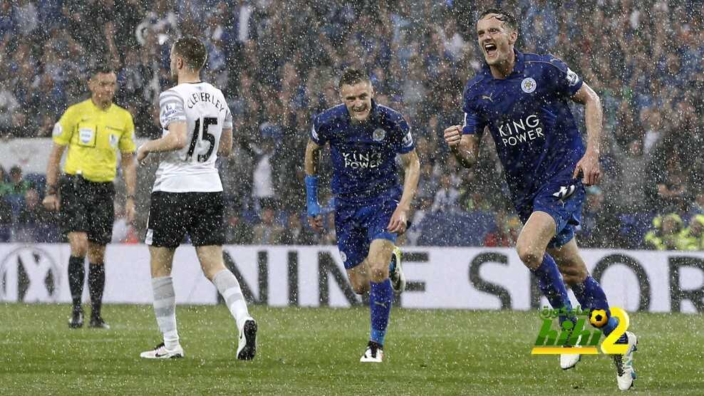 ليستر سيتي يحتفل بلقب الدوري بفوزه على إيفرتون