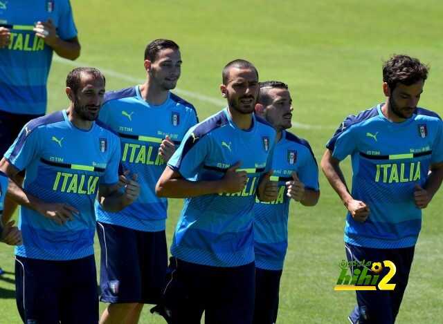 صور : منتخب إيطاليا يستعد لمواجهة ألمانيا