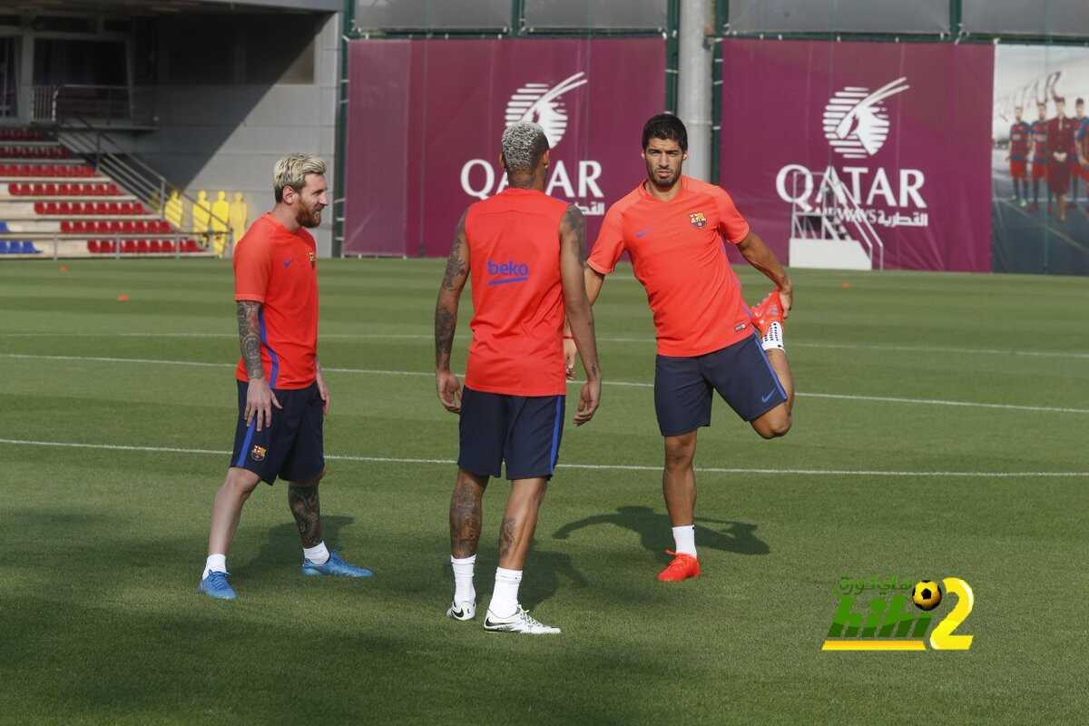صور : أخر استعدادات برشلونة لمواجهة الافيس