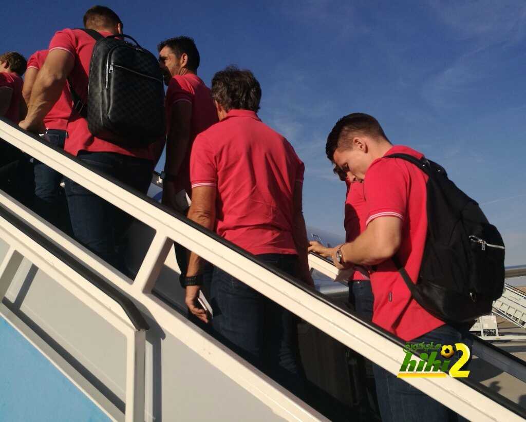 صور : رحلة اتليتكو مدريد إلى فيجو