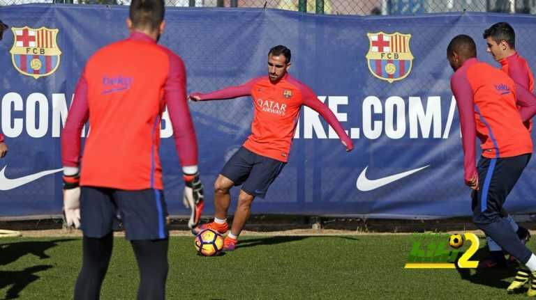 برشلونة يستعد لمواجهة ملقا