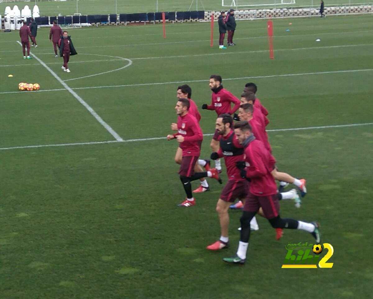 اتليتكو مدريد يواصل استعداداته لمواجهة لاس بالماس