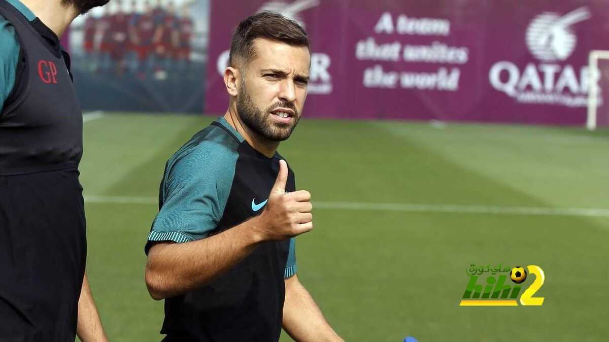 جوردي ألبا يثلث النتيجة لبرشلونة