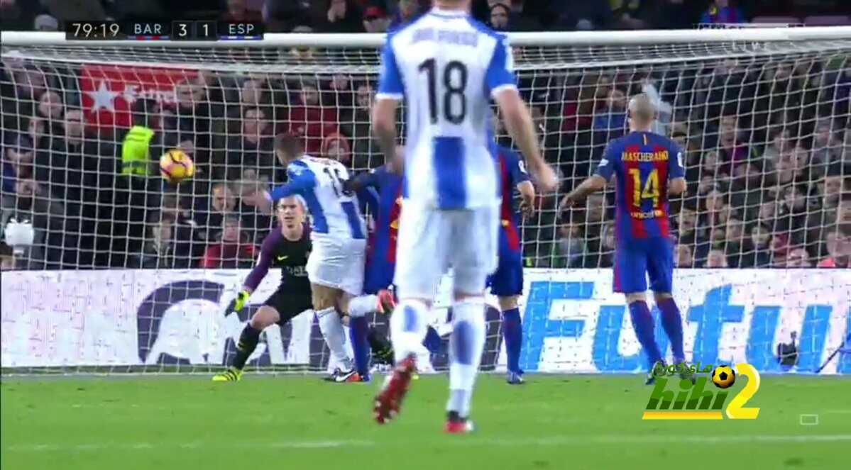 برشلونة يستقبل الهدف الثاني في شباكه امام اسبانيول في الكامب نو في اخر 8 مباريات