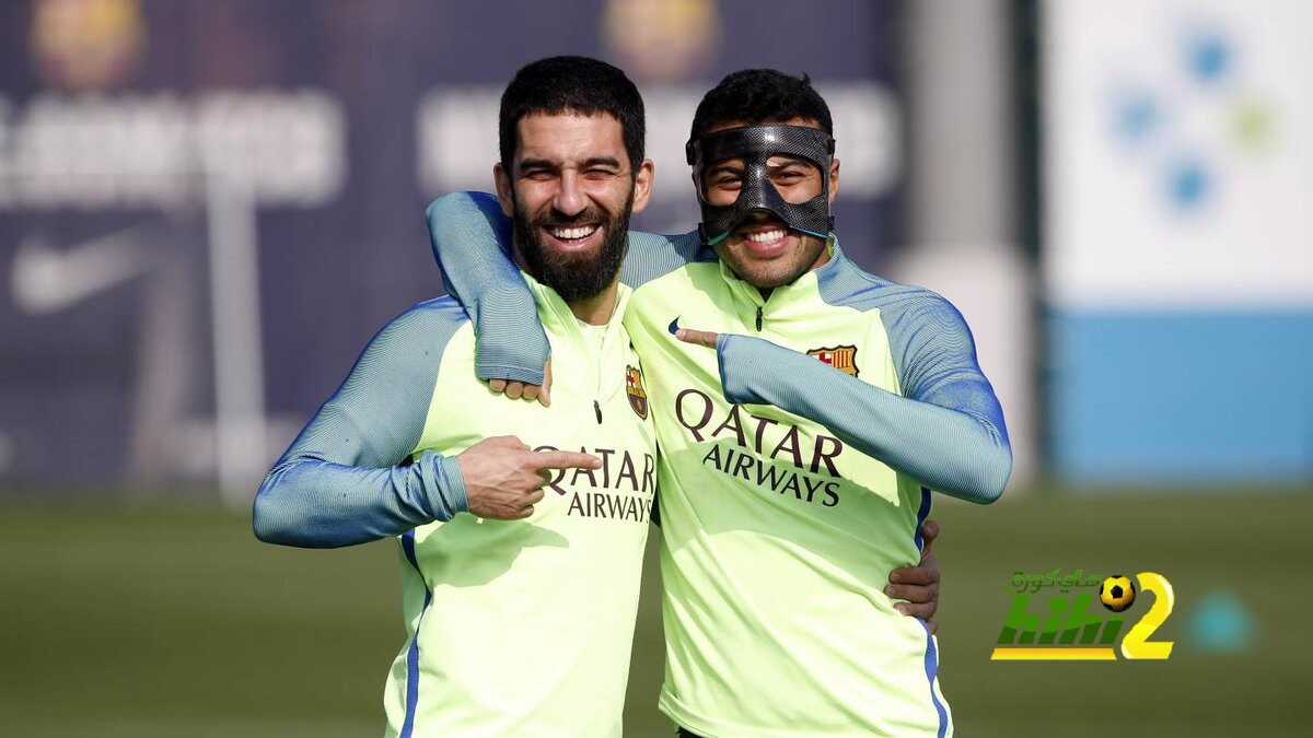 صور من استعدادات برشلونة لمواجهة خيخون