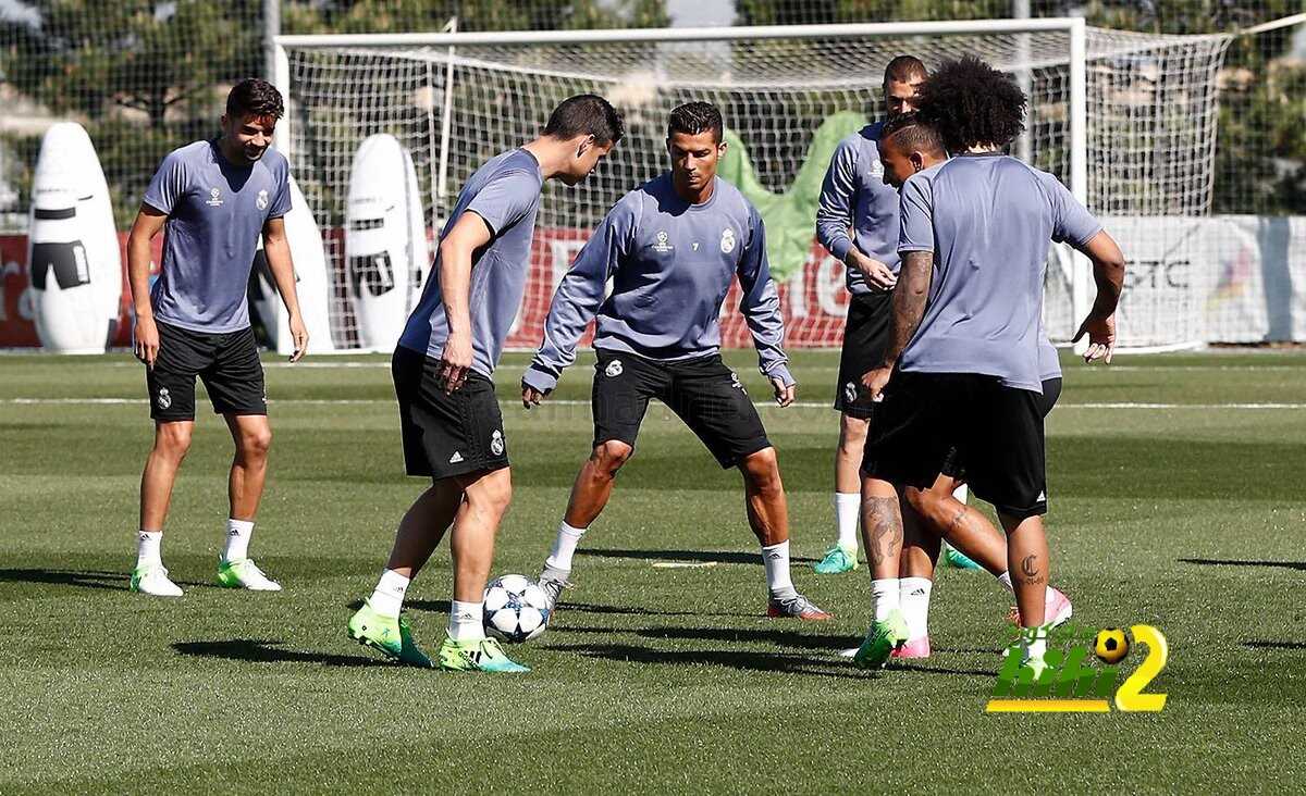 صور : آخر استعدادات ريال مدريد لمواجهة بايرن ميونخ