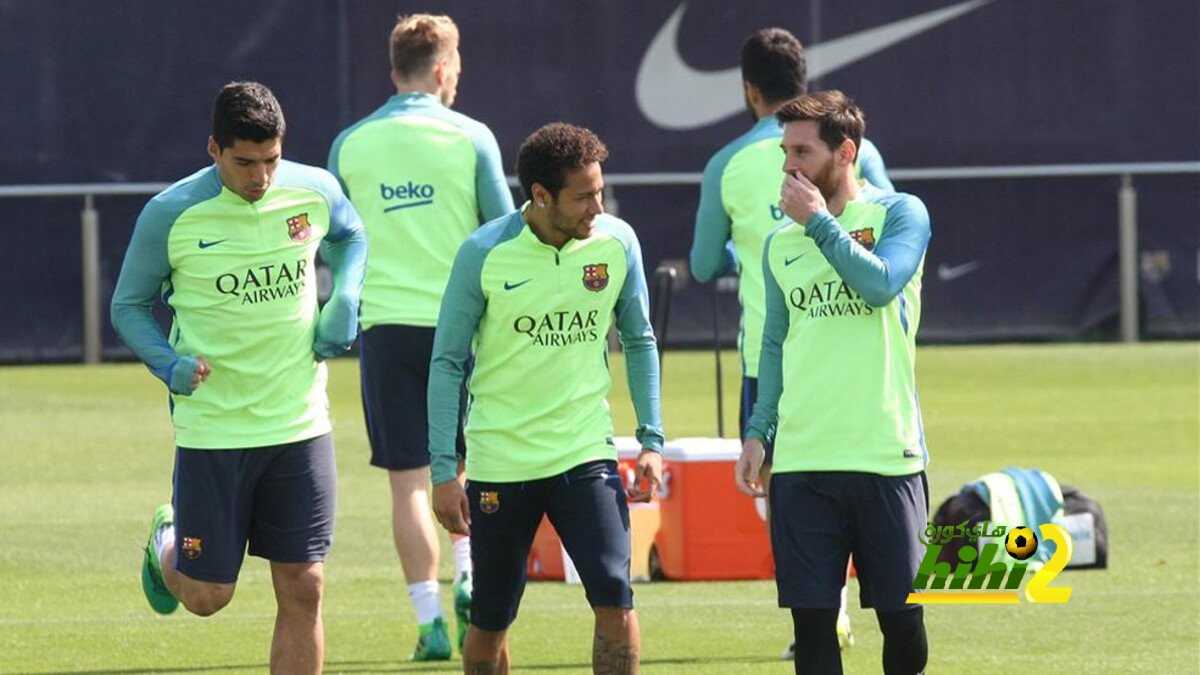 صور من إستعدادات برشلونة لمواجهة أوساسونا