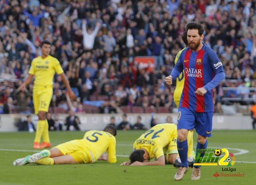 ميسي يقود برشلونة لانهاء الشوط الأول متقدما على فياريال