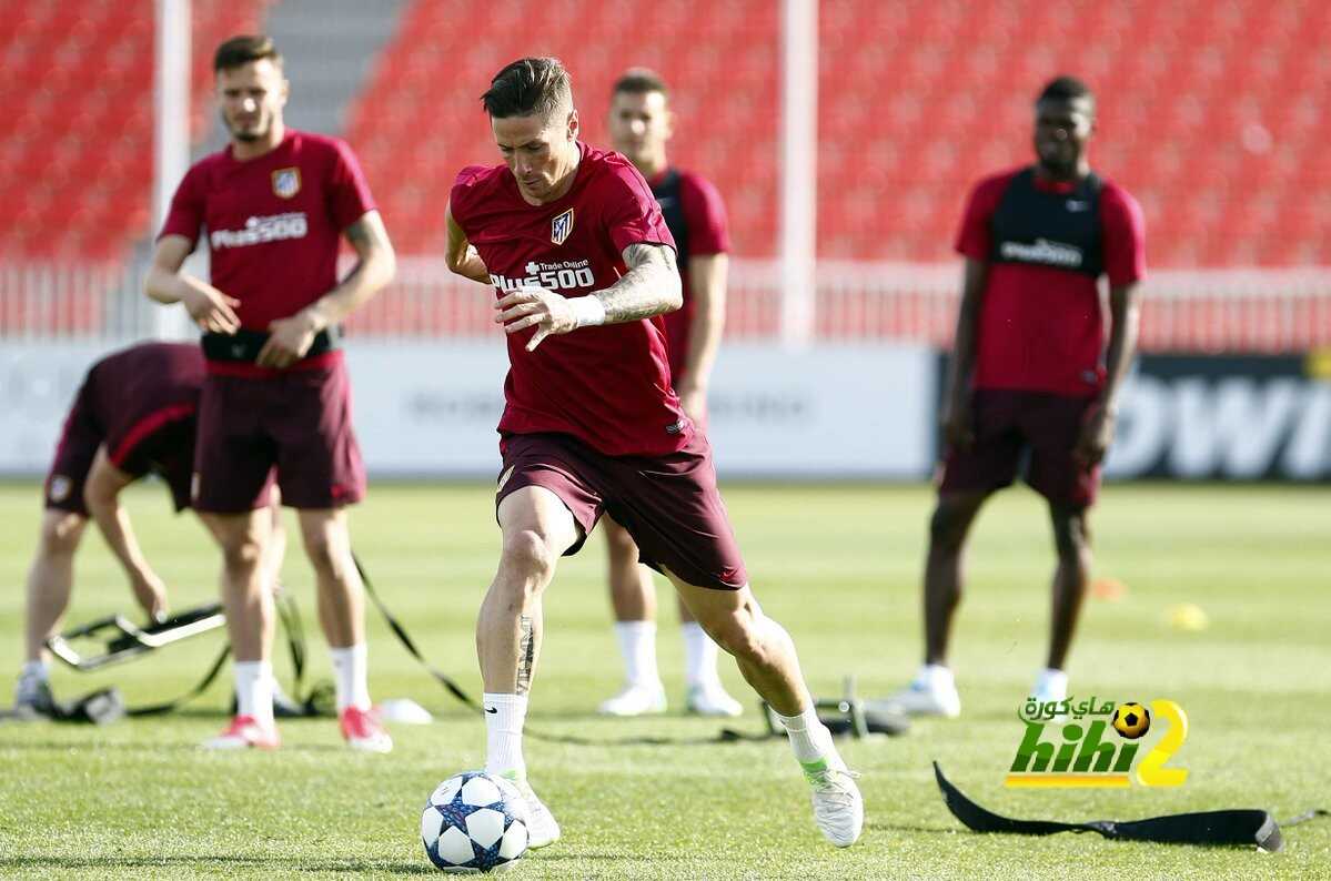 صورة : أتليتكو مدريد يختتم استعداداته لمواجهة ريال مدريد