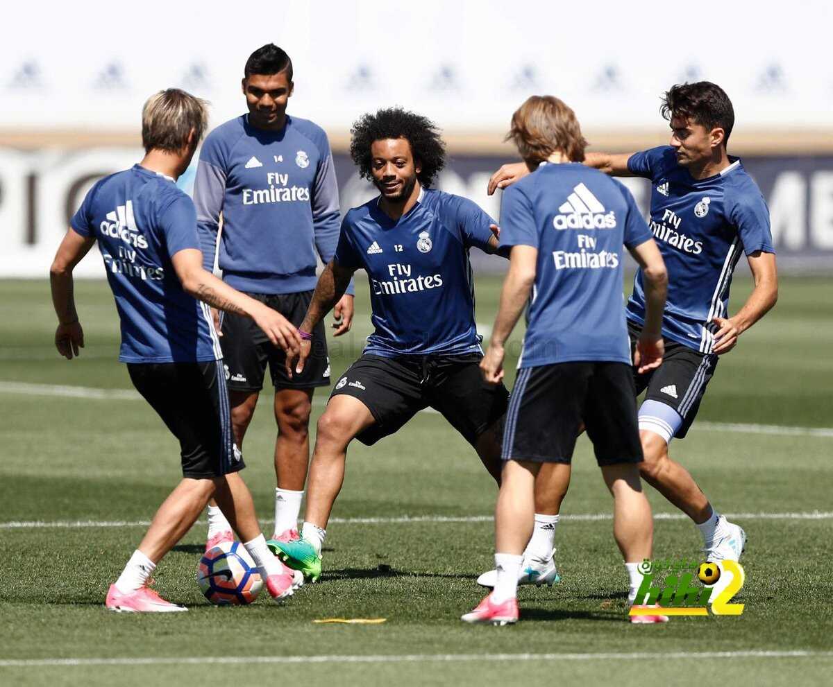 صور : ريال مدريد يواصل استعداداته لمواجهة ملقا