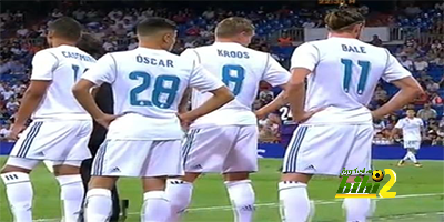 صورة : احتفالات ثلاثية لريال مدريد قبل لقاء فالنسيا