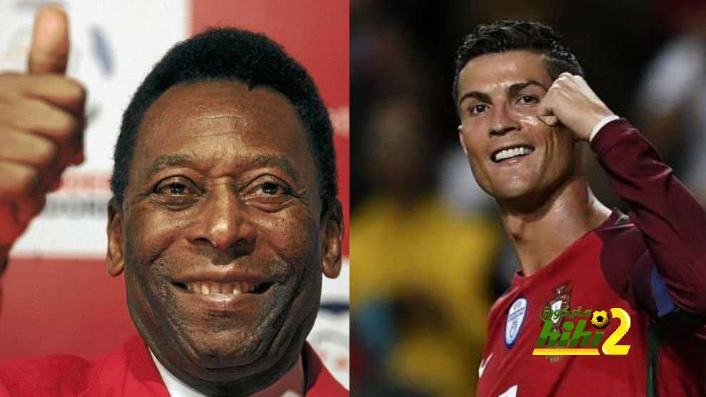 بيليه يهنيء كريستيانو بعد تحطيم رقمه