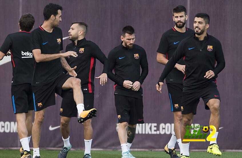 صور : آخر استعدادات برشلونة لمواجهة جيرونا