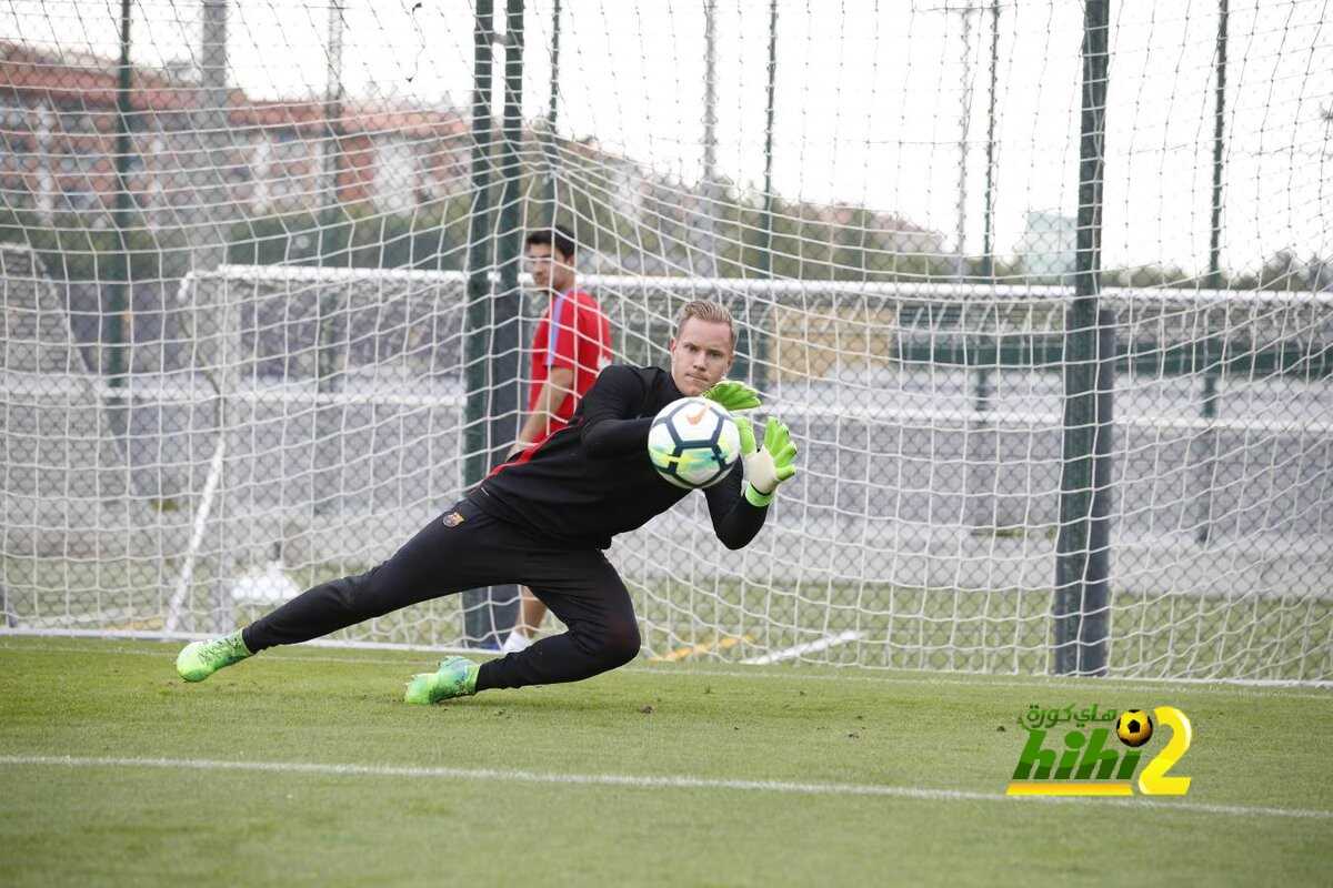 صور : برشلونة يواصل الإستعداد للديربي مع عودة شتيجن