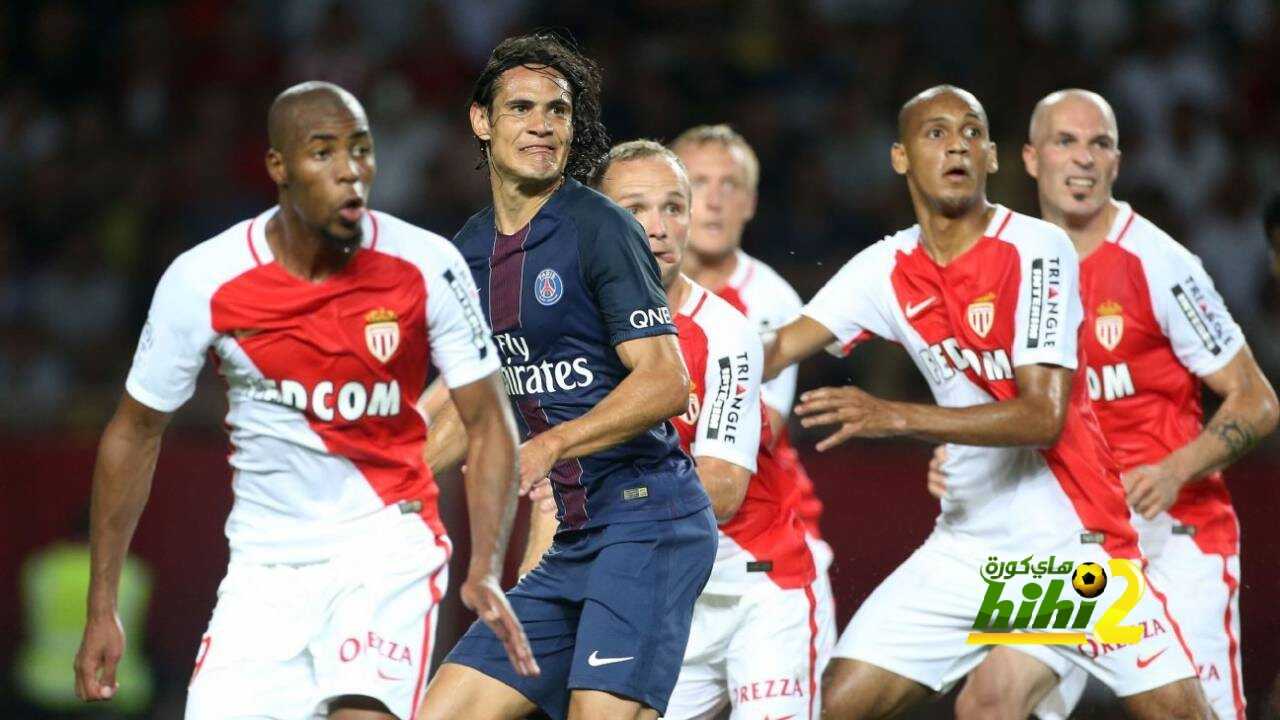 كافاني يتألق دائما امام موناكو