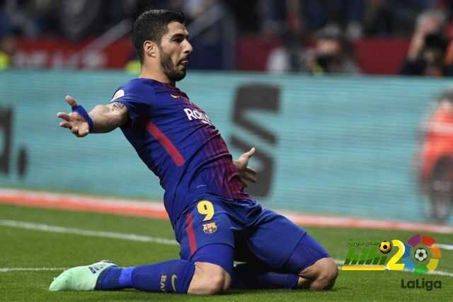 🔴 لويس سواريز رابع لاعب في برشلونة يسجل ثنائية في نهائي الكأس
