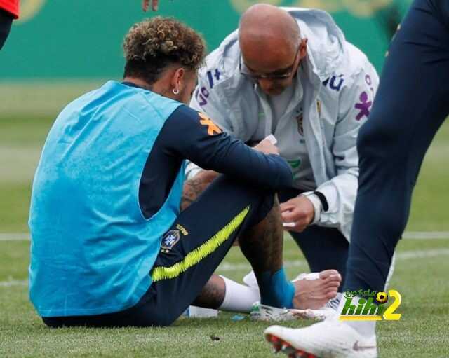نيمار يثير الفزع في مران البرازيل