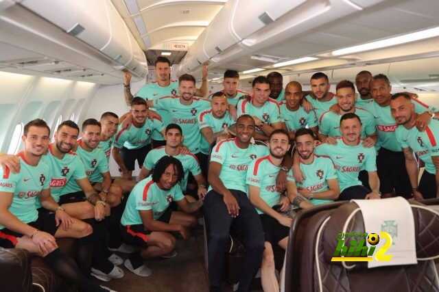صورة : منتخب البرتغال في طريقه إلى روسيا