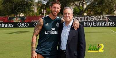 🔴 بالصور.. بيريز يزور تدريبات ريال مدريد بميامي