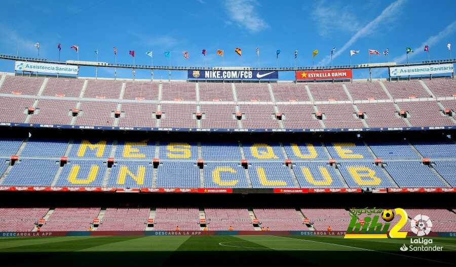 🔴 بالصور : ملعب الكامب نو جاهز لاستقبال لقاء البارسا و هويسكا