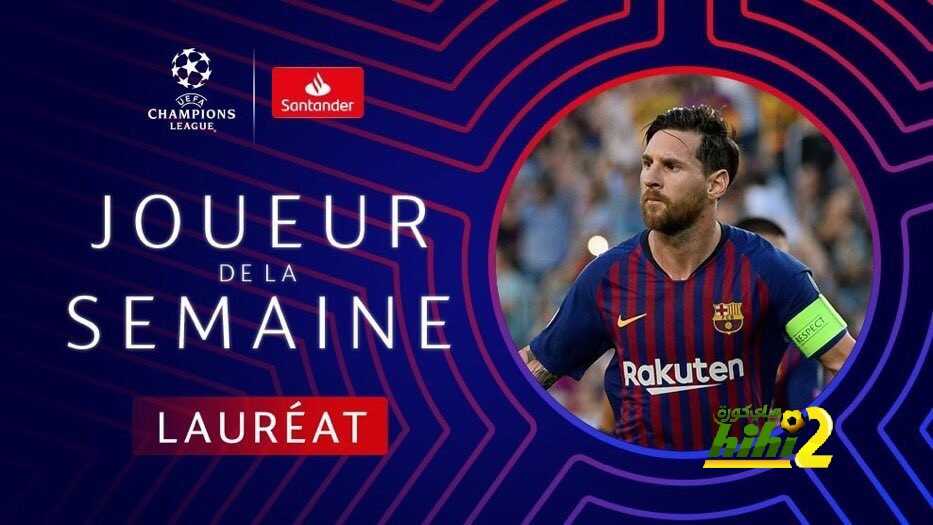رسميا : ميسي لاعب الأسبوع في دوري الأبطال