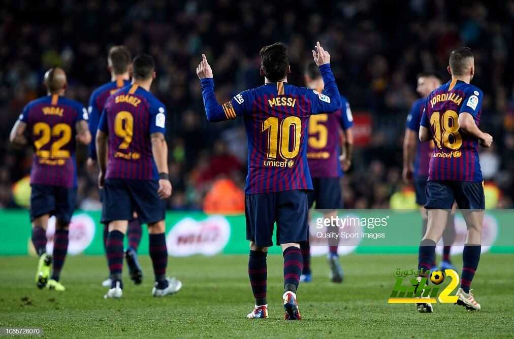ميسي ، أكثر من شارك في أهداف برشلونة في 2018