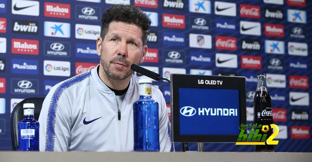 سيميوني يعلن قائمة اتليتكو مدريد لمواجهة ليفانتى