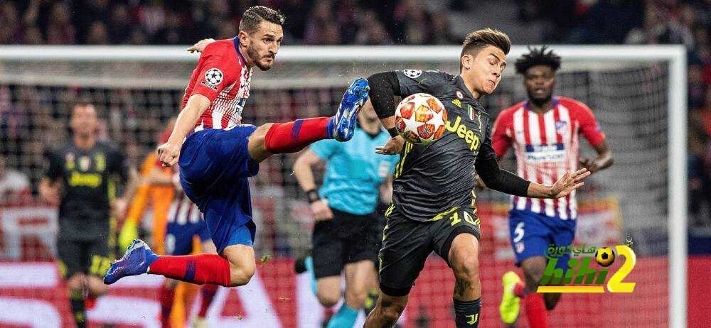 قمة أتلتيكو مدريد ويوفنتوس بدون أهداف في الشوط الأول
