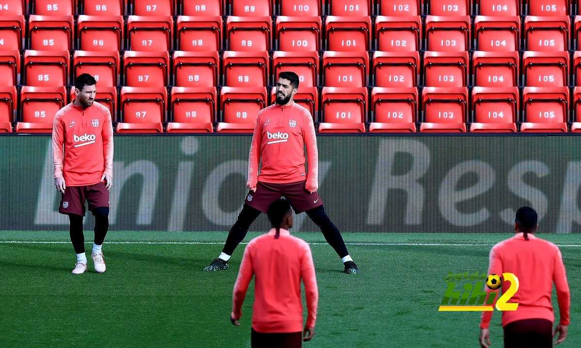 🔴تدريبات فريق  برشلونة في الأنفيلد اِستعداداً للقاء ليفربول