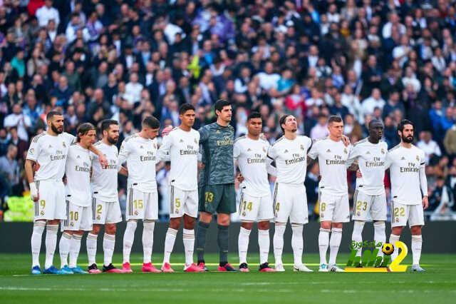 الكشف عن قائمة ريال مدريد للقاء أوساسونا