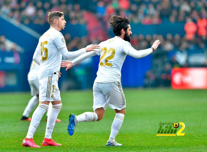 ريال مدريد ينهي الشوط الاول متقدما أمام أوساسونا