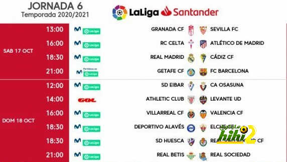 الليغا تحدد مواعيد مباراتي ريال مدريد وبرشلونة في الجولة القادمة