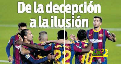 سبورت: برشلونة من خيبة الأمل إلى الحلم