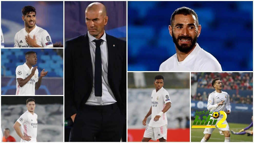 زيدان يعاني بسبب مهاجمي ريال مدريد