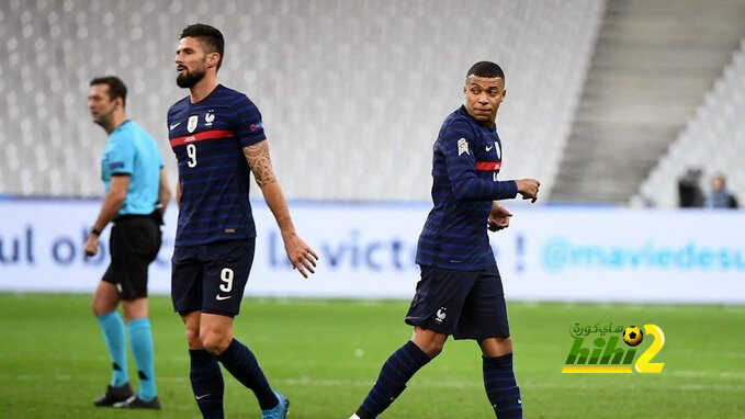 استياء مبابي من جيرو .!