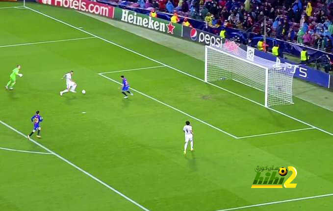 لقطة تأهل برشلونة لثمن النهائي!