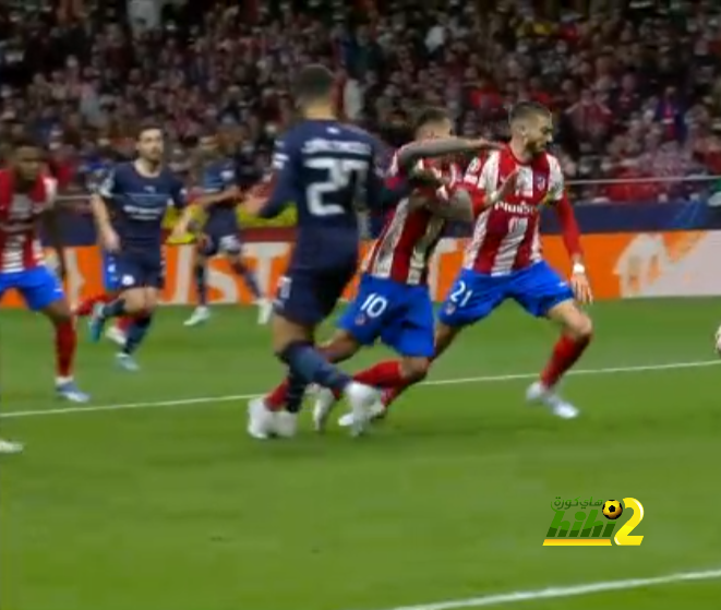 ضربة الجزاء الغير محتسبة لأتلتيكو مدريد ضد مانشستر سيتي…ظلم واضح