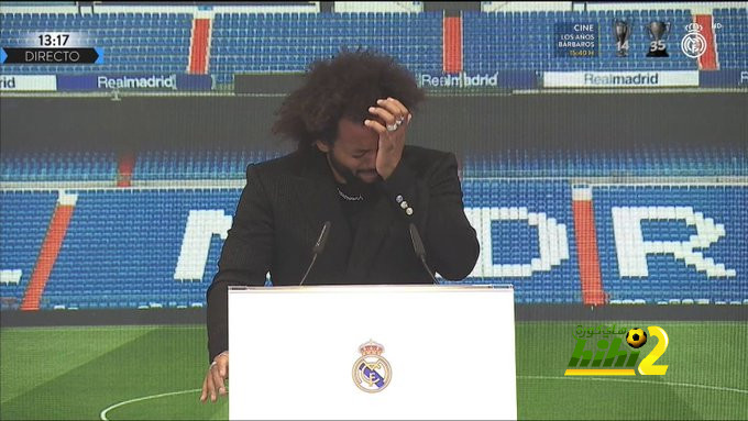 مارسيلو يودع ريال مدريد بالدموع