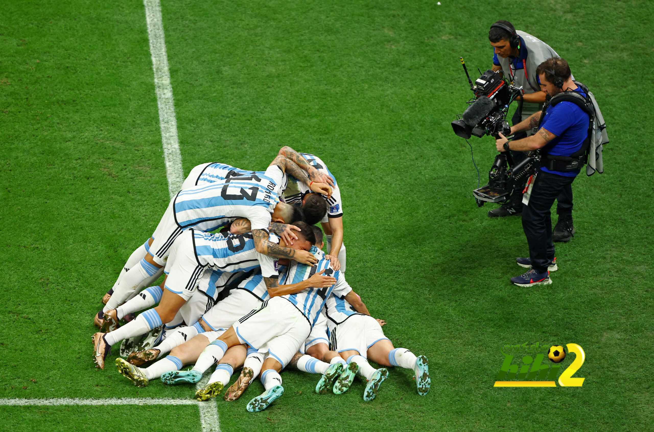 الأرجنتين تحرز الهدف الثاني في مرمى منتخب فرنسا