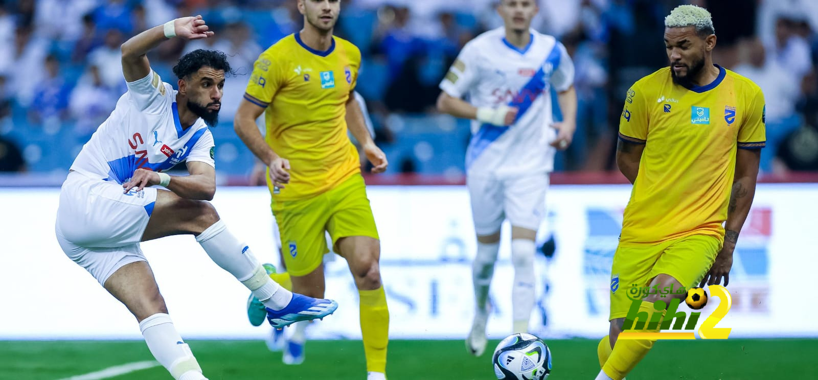 أفضل لاعبي الهلال في الشوط الأول أمام الحزم