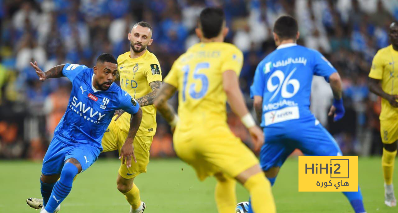 إحصائيات الشوط الأول بين الهلال والنصر