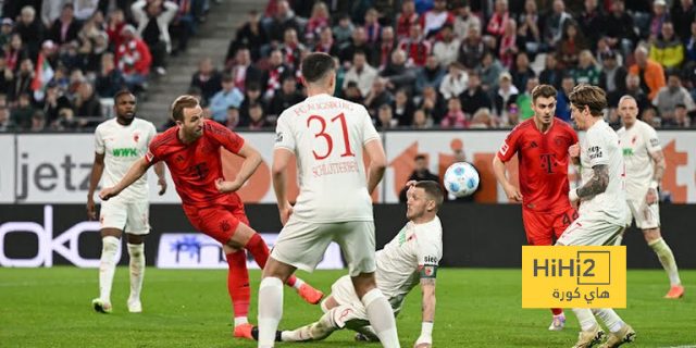 احصائيات مباراة بايرن ميونخ و أوغسبورغ في الدوري الألماني