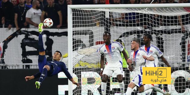احصائيات الشوط الأول من مباراة مانشستر يونايتد و ليون