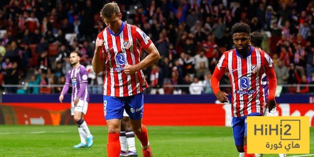 تشكيلة أتلتيكو مدريد الرسمية للقاء لاس بالماس